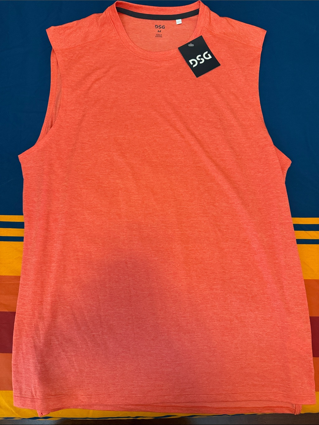 Dsg Men’s Sleeveless Athletic Tank - Coral